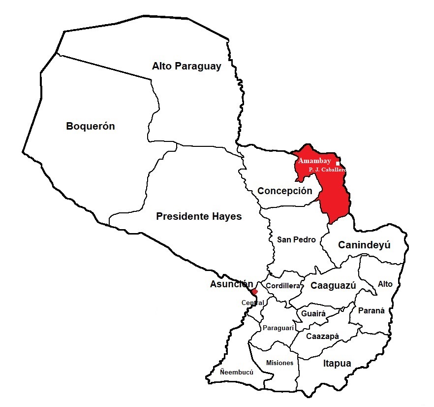Region Amambay Paraguay