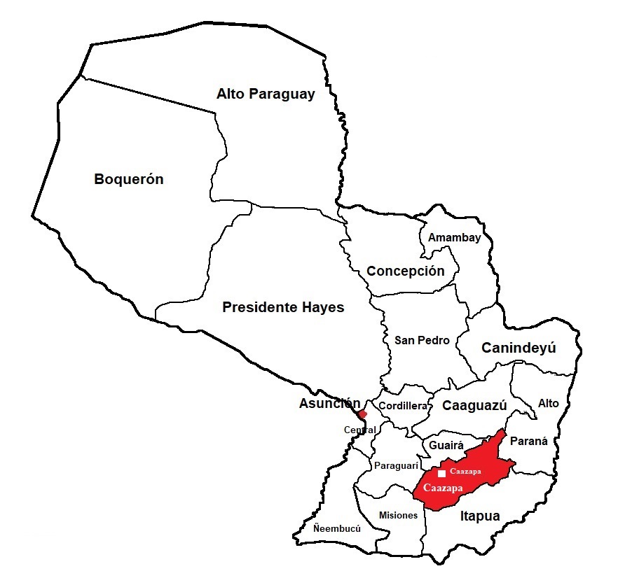 Region Caazapa Paraguay