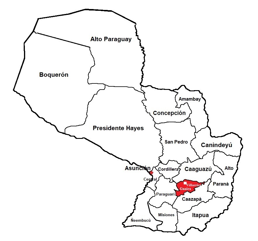 Region Guaira Paraguay