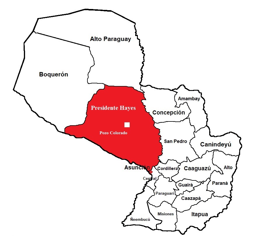 Region Presidente Hayes Paraguay