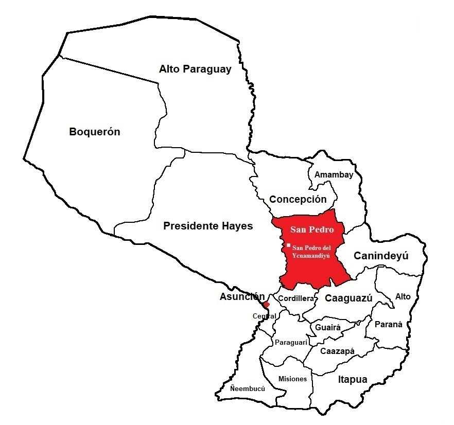 Region San Pedro Paraguay